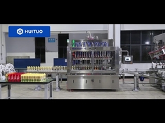 Dishwashing liquid filling and capping production line, dishwashing liquid filling