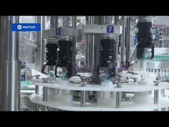 Automatyczna 8-głowicowa zamykarka obrotowa Huituo o prędkości 60 uderzeń na minutę do szamponu i odżywki do włosów