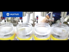 Automatyczna liniowa napełniarka tłokowa do butelek z płynem do uniwersalnego napełniania