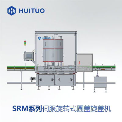 Servo Torque Control Capping Machine do zamykania odkręcanych plastikowych zakrętek