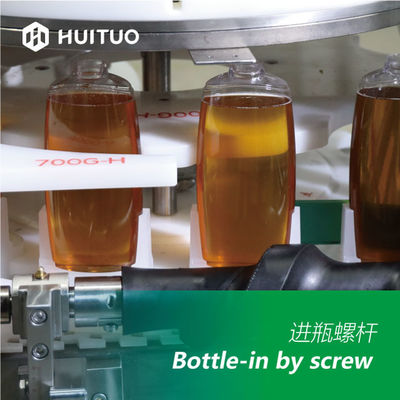 W pełni automatyczna plastikowa maszyna do zamykania nieregularnych pojemników do butelek dla przemysłu spożywczego