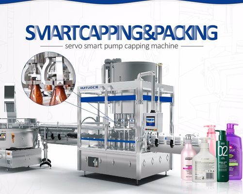 Sterowanie PLC Sprzęt do zamykania butelek HDPE 8000BPH