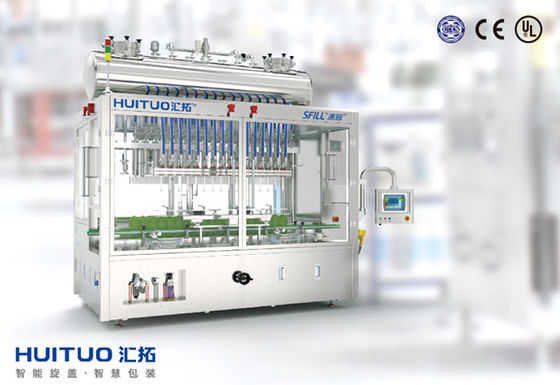 Dokładność 0,3% 12000BPH Maszyna do napełniania butelek do wody dezynfekującej