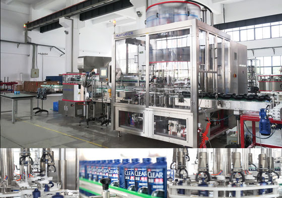 Maszyna do napełniania i zamykania cieczy 4KW 6000BPH do szamponu