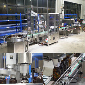 Maszyna do zamykania butelek PET 380 V 50 Hz 12000B / H