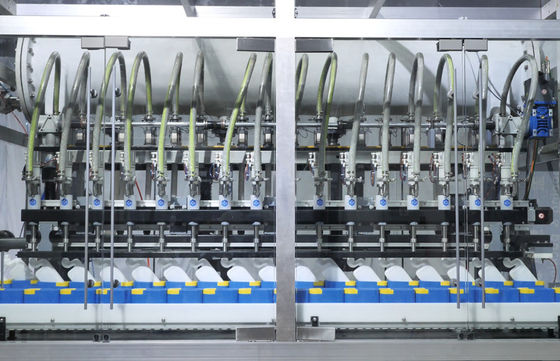Sterowanie PLC Corrosive Liquid Filling Linia produkcyjna AC380V