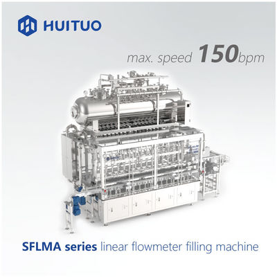 Huituo Automatic WC Cleaner Anti Corrosion Linear Flow Meter Filler Machine