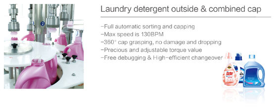 Plastikowa butelka Płynna maszyna do napełniania detergentów do prania 2L 3L 4L 5L